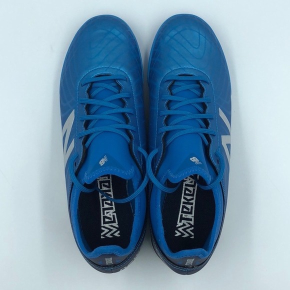 New Balance Tekela V2 Magique TF Blue Silver Soccer‎ Cleats MSTTTVC2 Mens 7.5